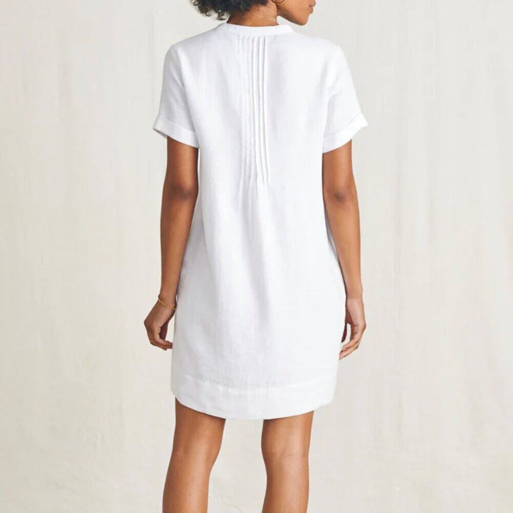 Faherty Gemina Linen Mini Dress - Picture 2 of 10